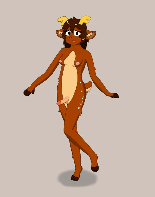 Deer OC (@deerchudraws on bluesky)