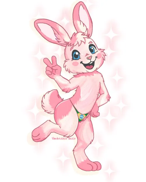 Just a cute, sparkly and Brazilian bunny
