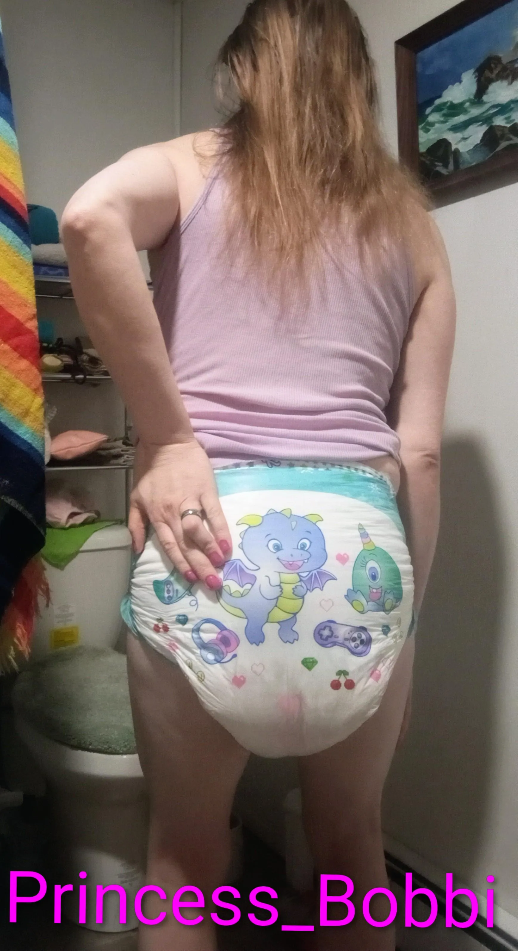 Like...why would you use that weird seat when messing your pampers feels so wonderful??