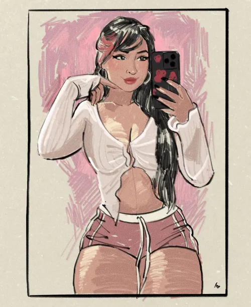 Gamer girl - Art by me