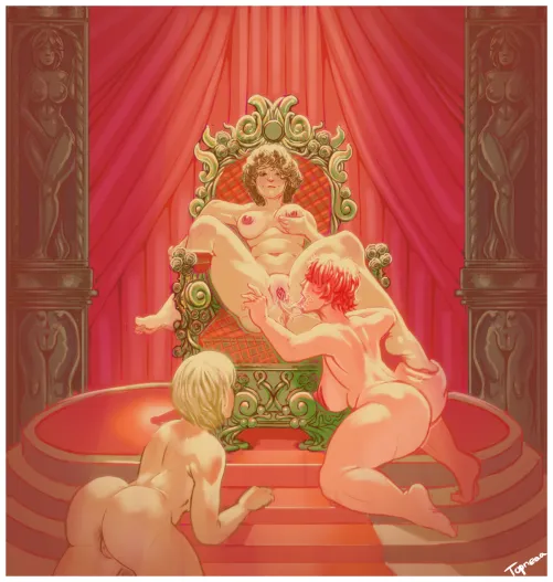 The queen and her concubines (TopneaaART)