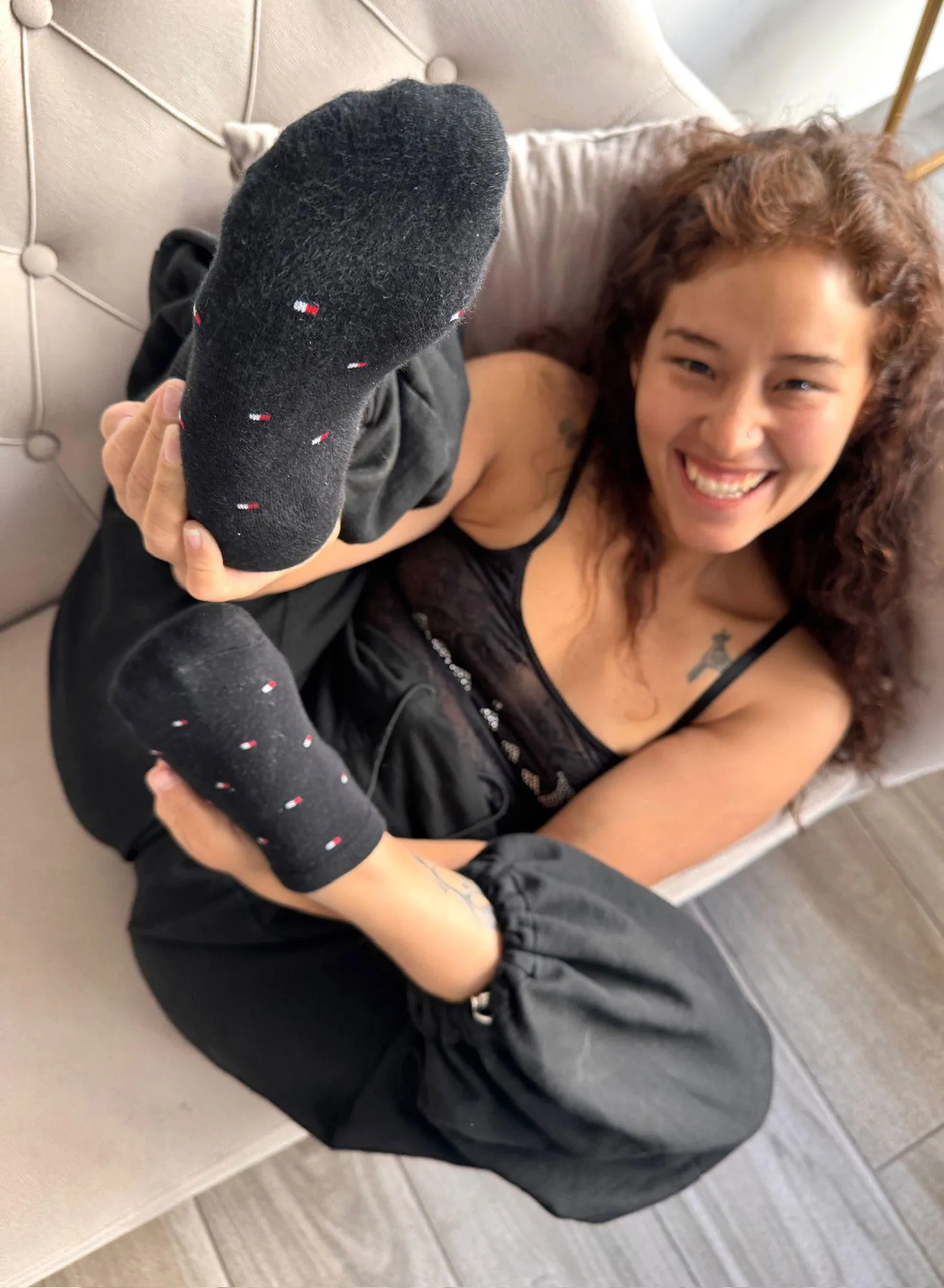 You'll get addicted to the smell of my sweaty socks