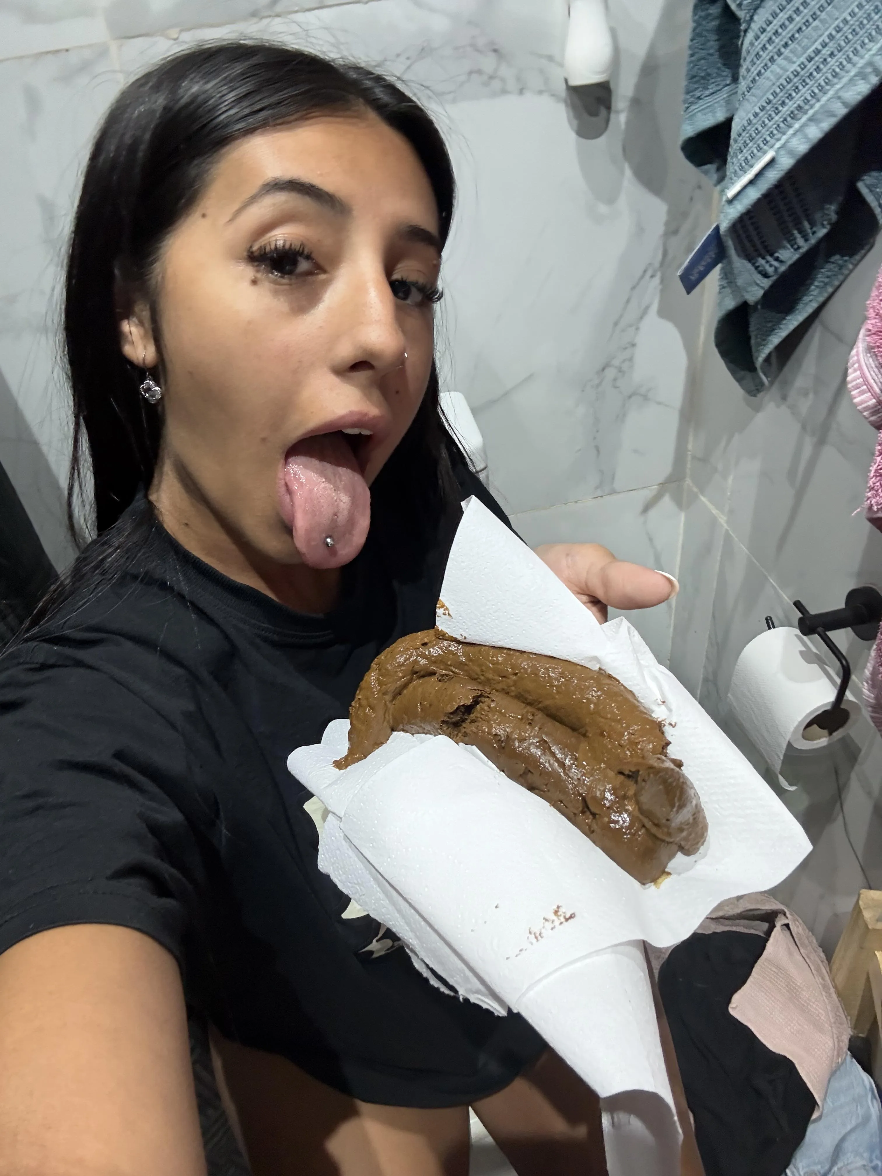 A chocolate for dessert