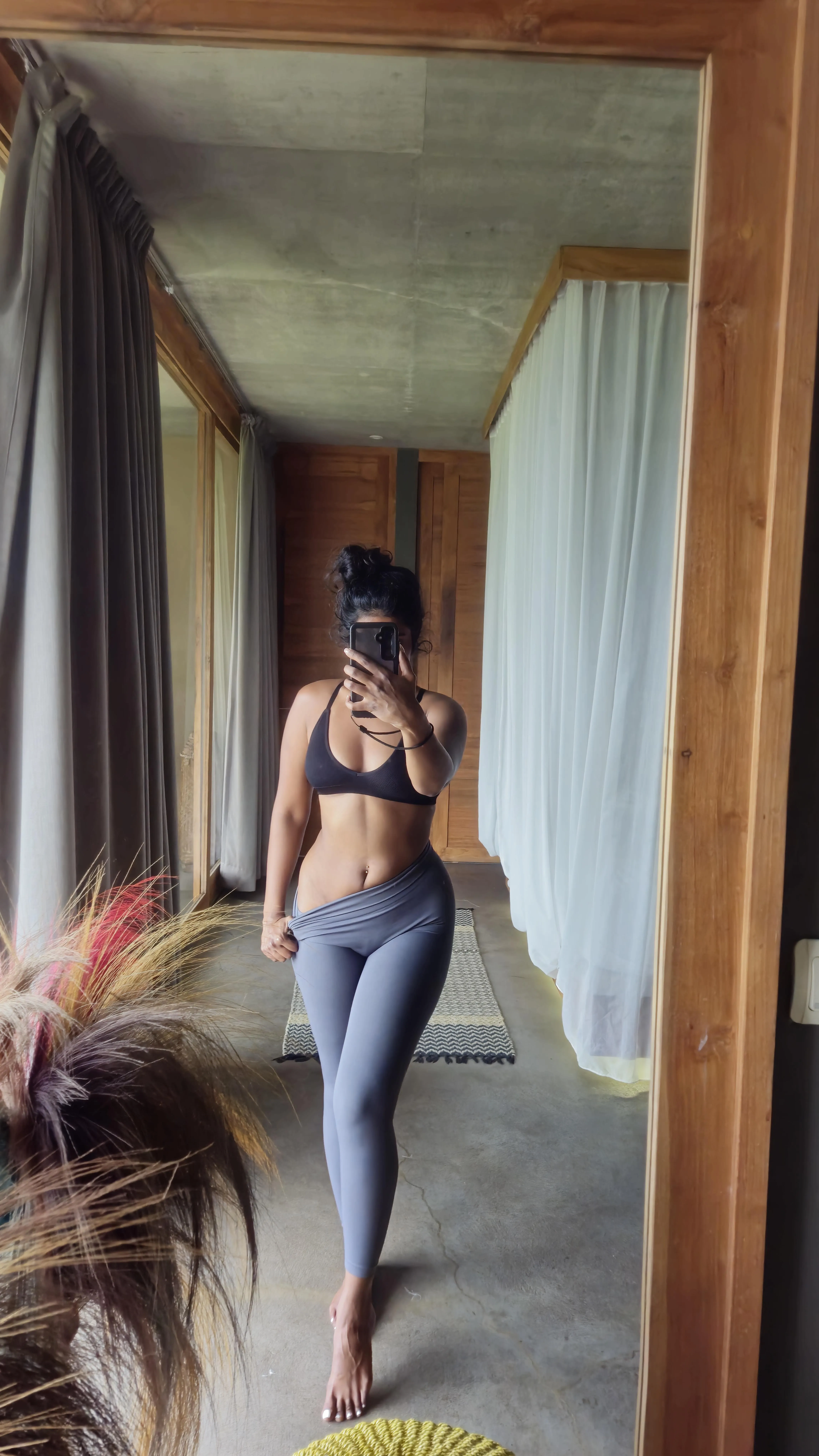 Before my workout....