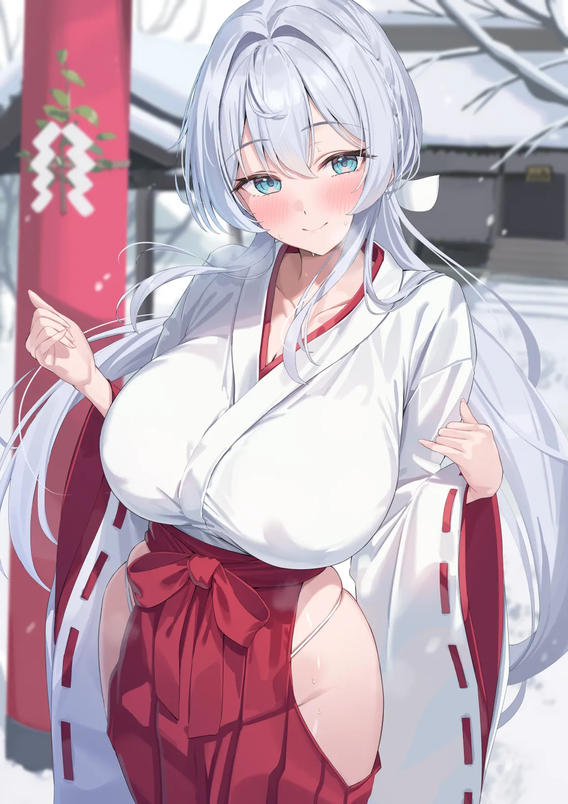 Big titty shrine maiden [Artist's OC]