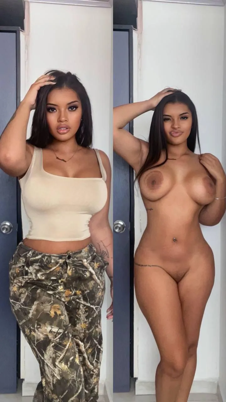 I feel more confident without any clothes on