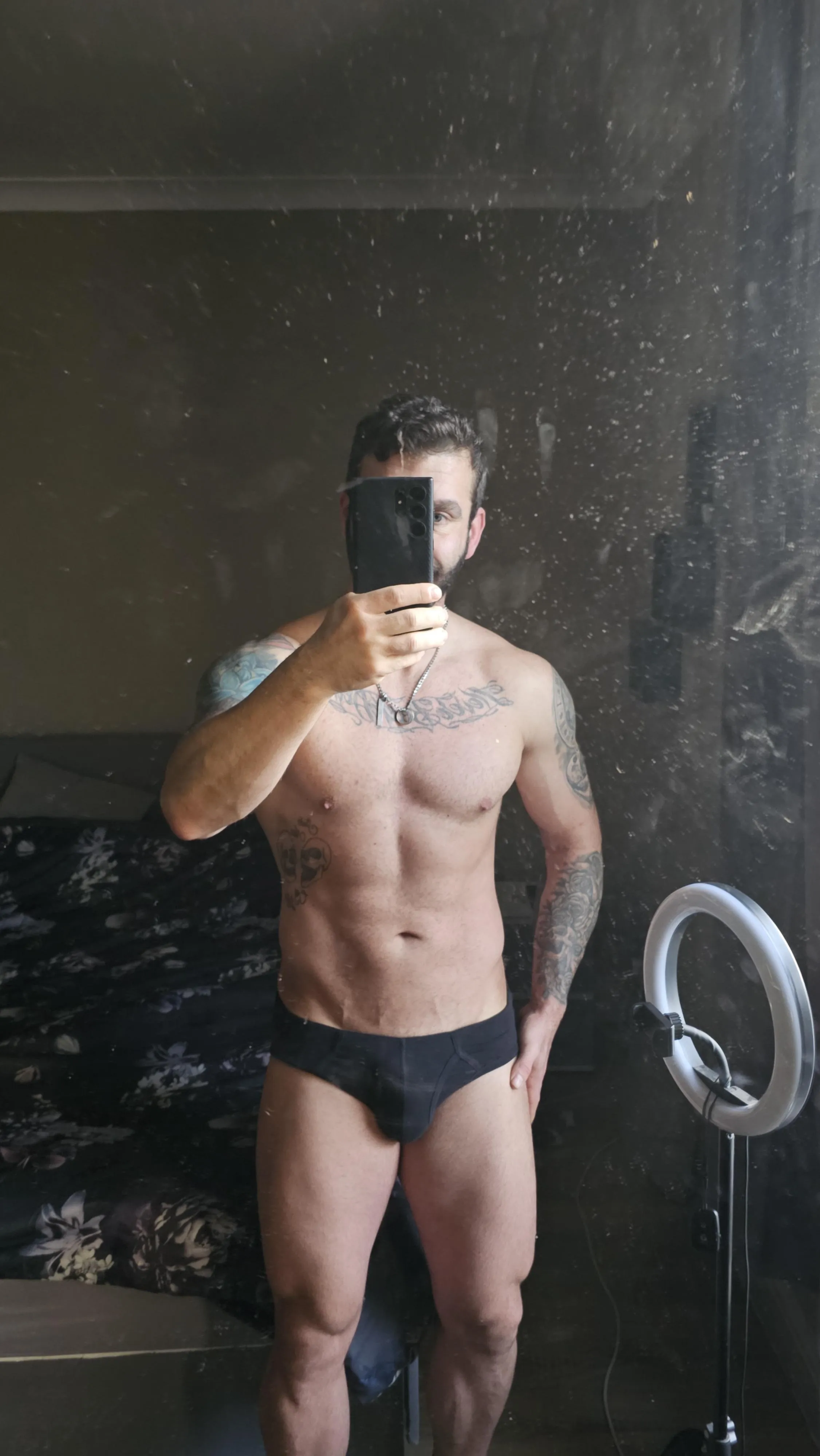 Next time i'll clean the mirror..