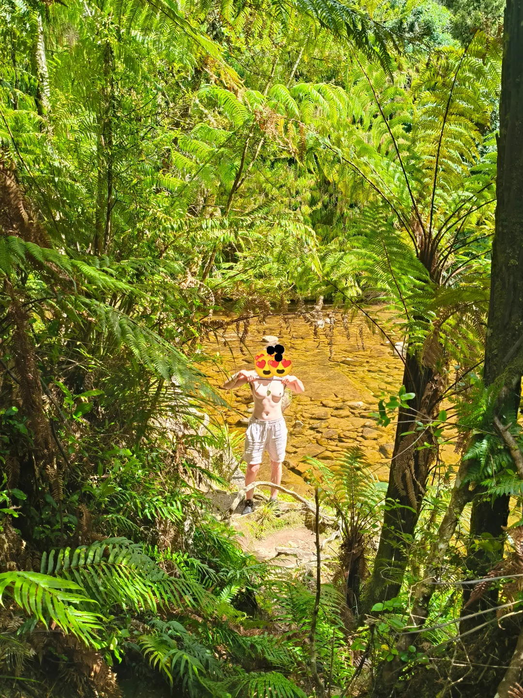 Gotta love getting my titties out in nature