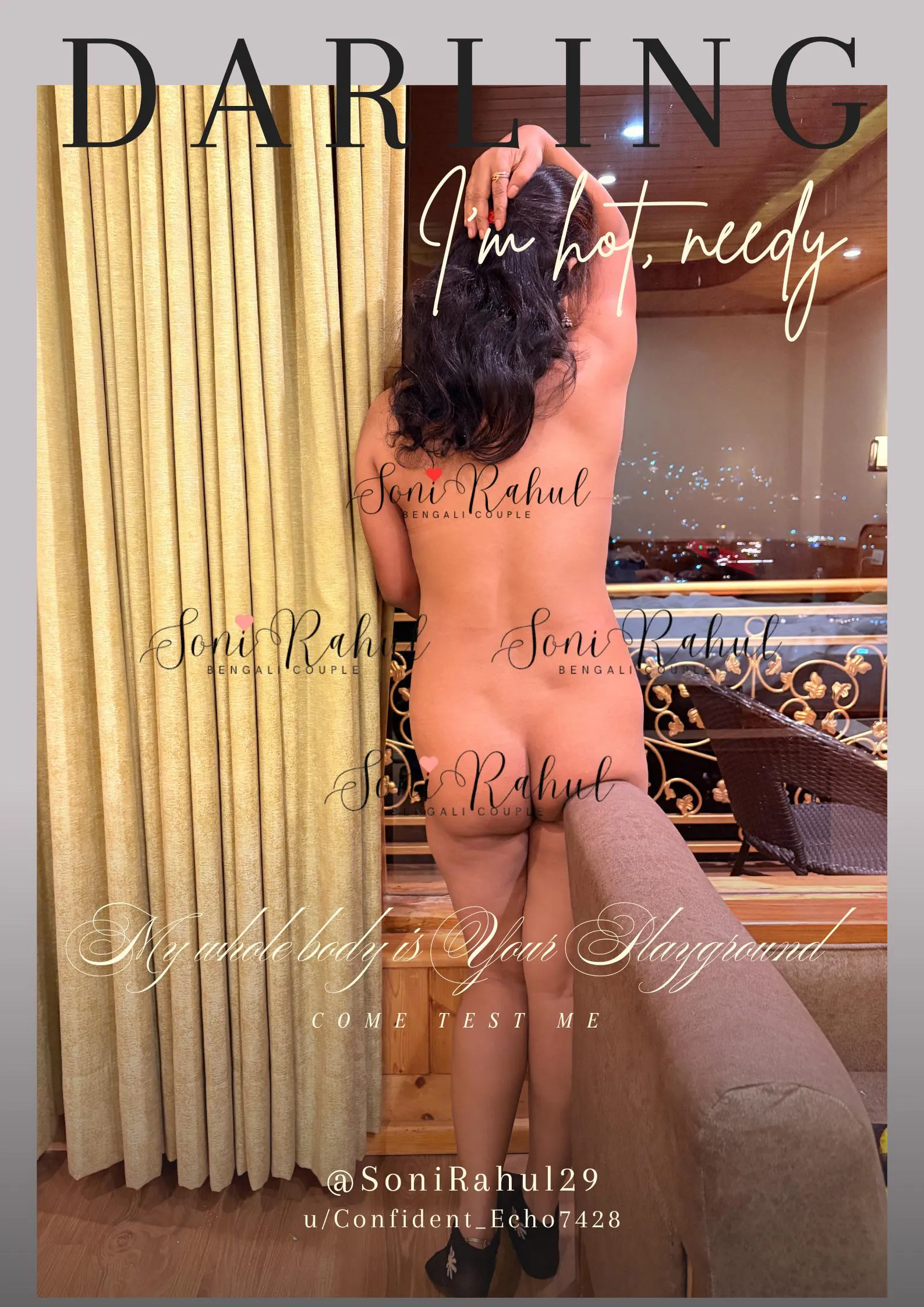 I don’t hide my body — look all you want, I enjoy being wanted 😜