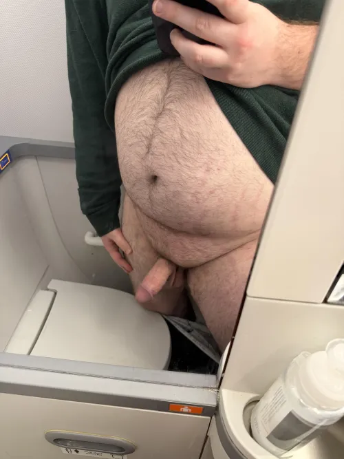 Couldn’t wait for the plane to land