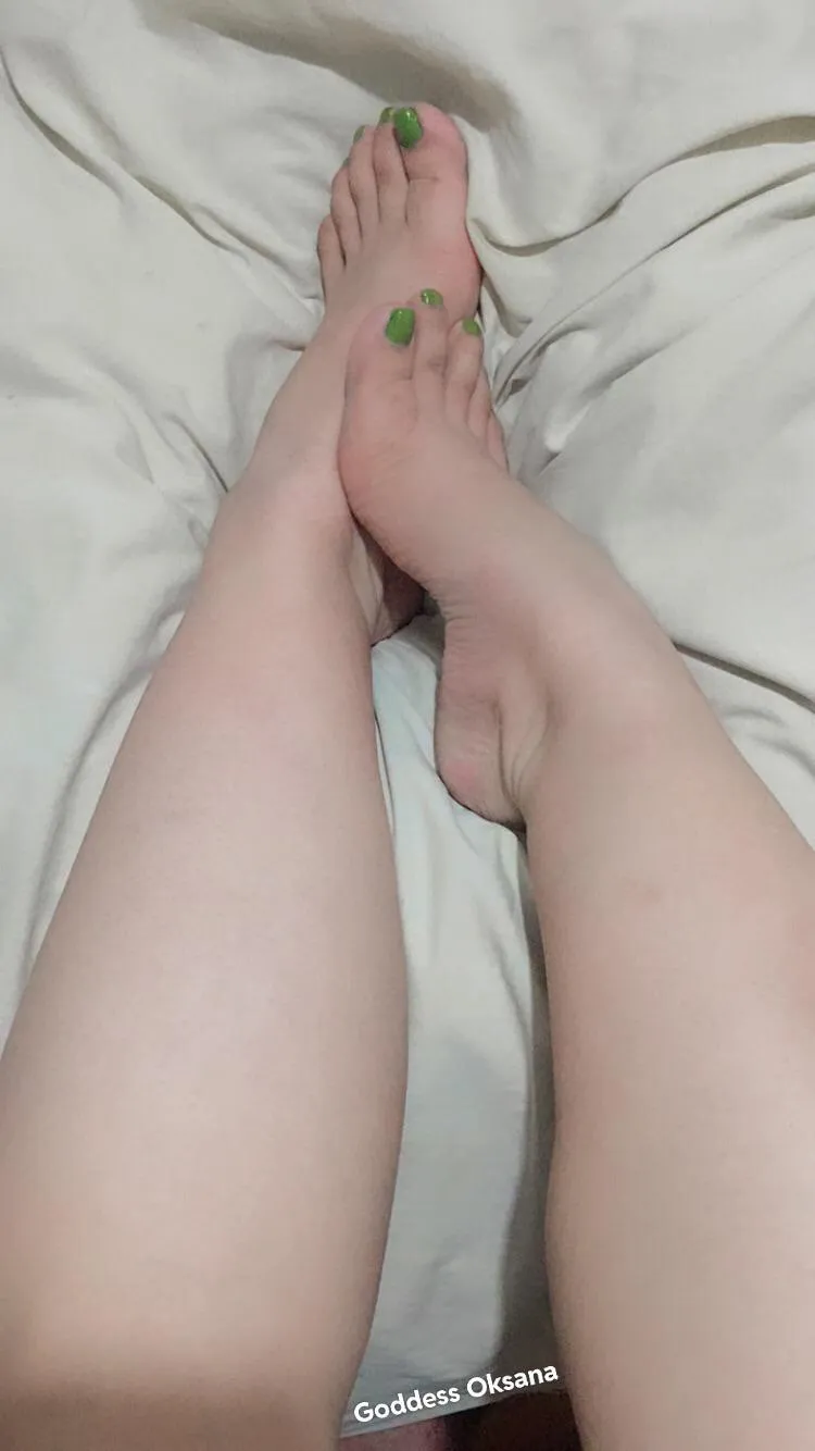 Matcha toes for my beautiful feet