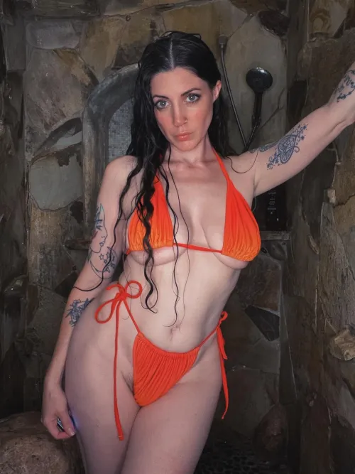 We all need a little outdoor shower action