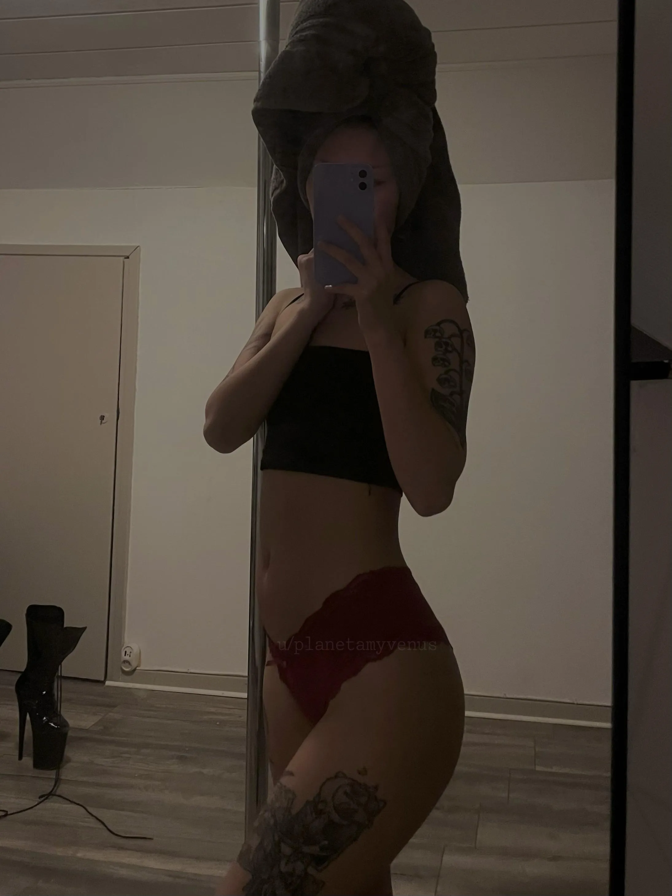 I'm fresh out of the shower