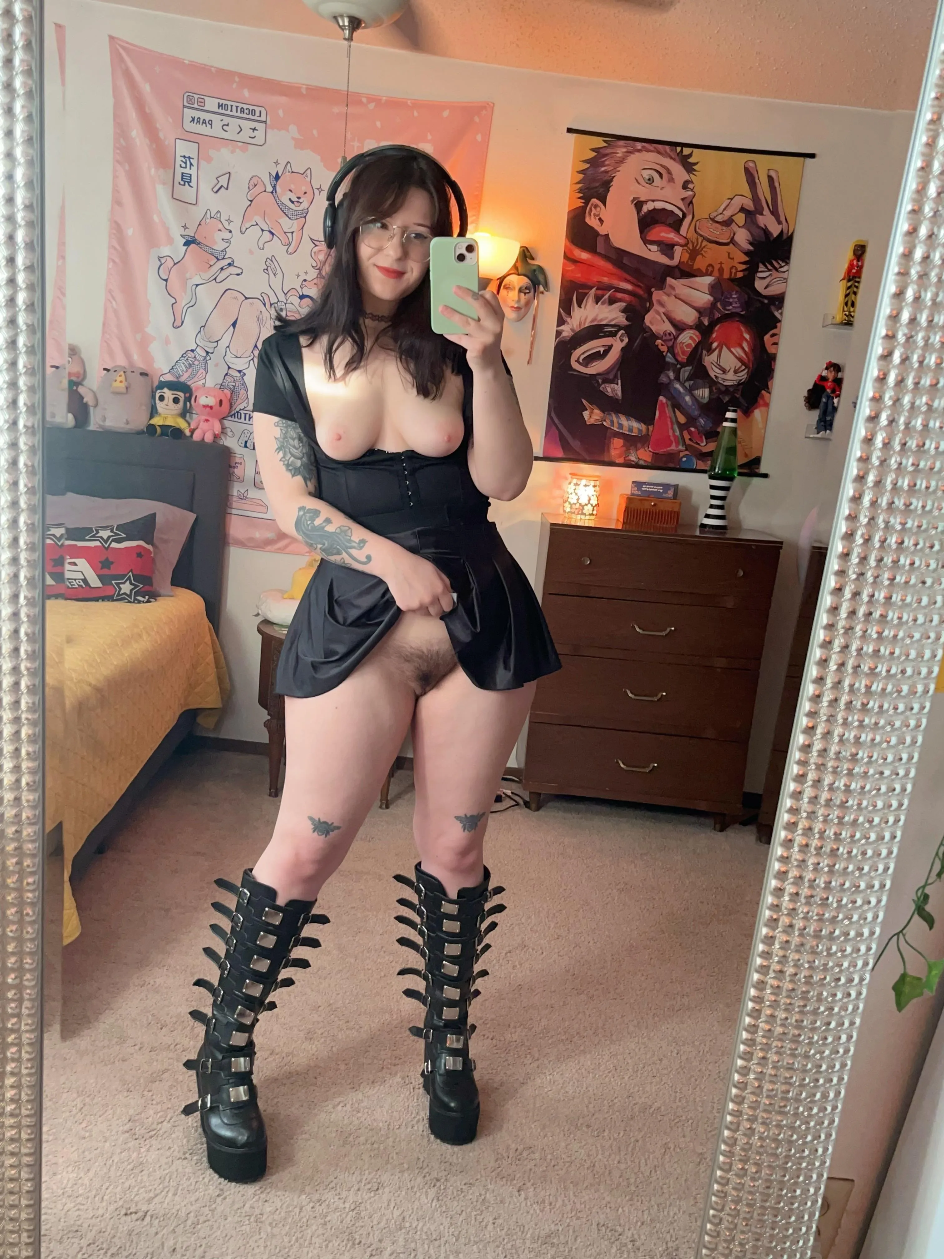 A little peek under my skirt