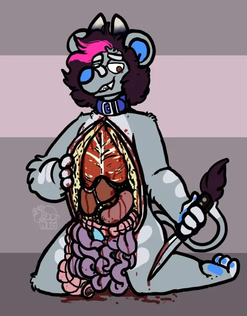 Art i comissioned of my fursona about a year ago