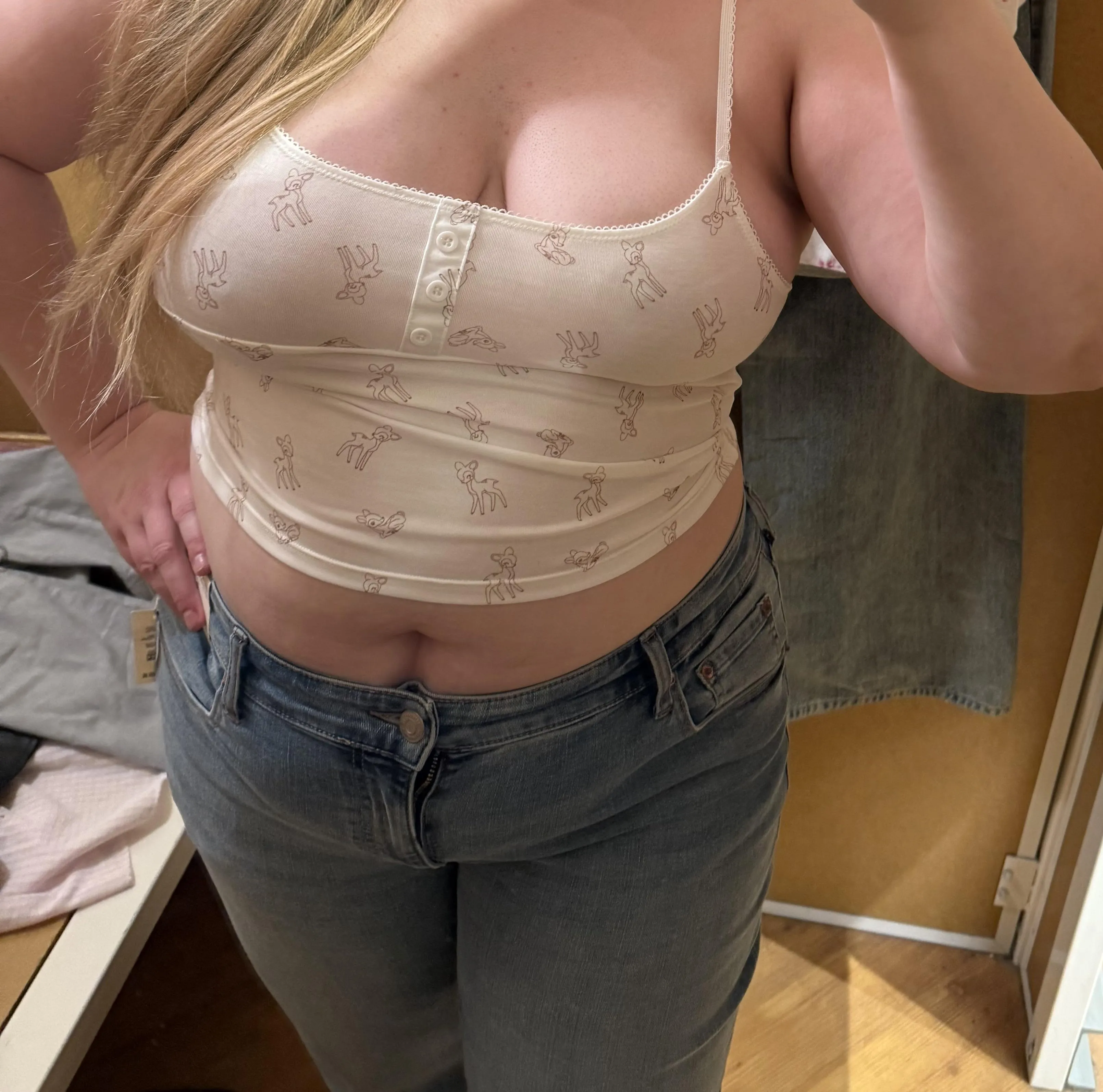 I’m not wearing a pull up under there…nope not me