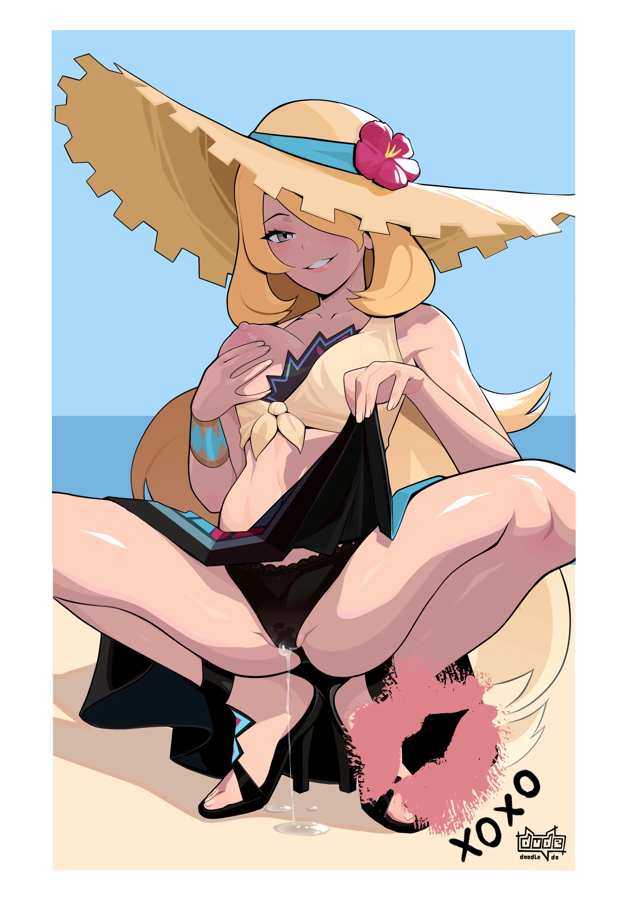 Cynthia's summer photo (dude-doodle)