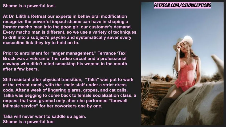 Dr. Lilith's Retreat: Shame