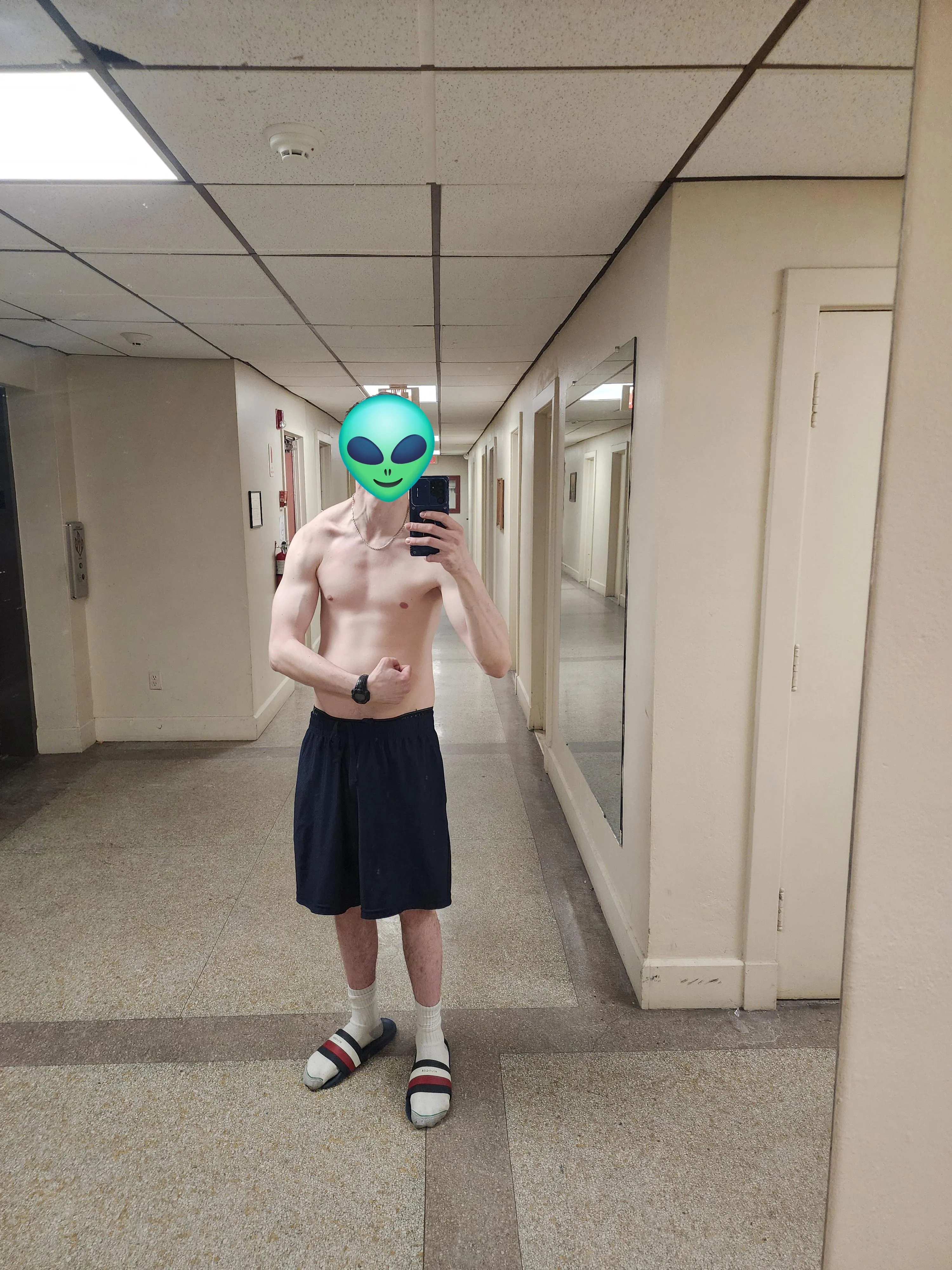 First time back to the gym in like a month☠️