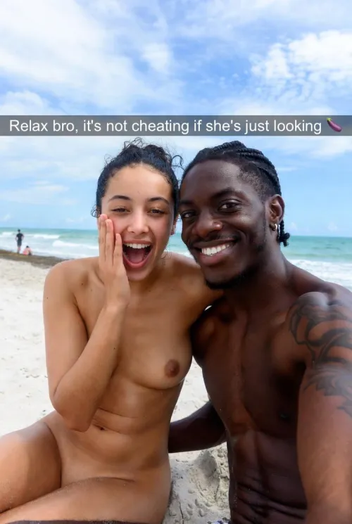 It's not cheating if she's just looking