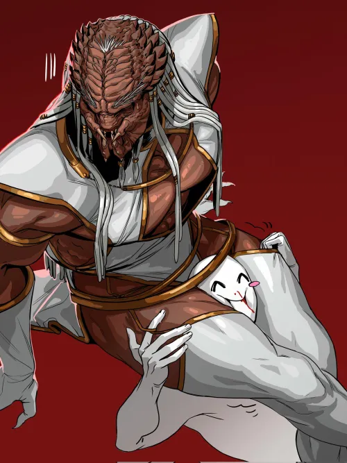 Bet some of ya'll would love to have your face squished by a Yautja.