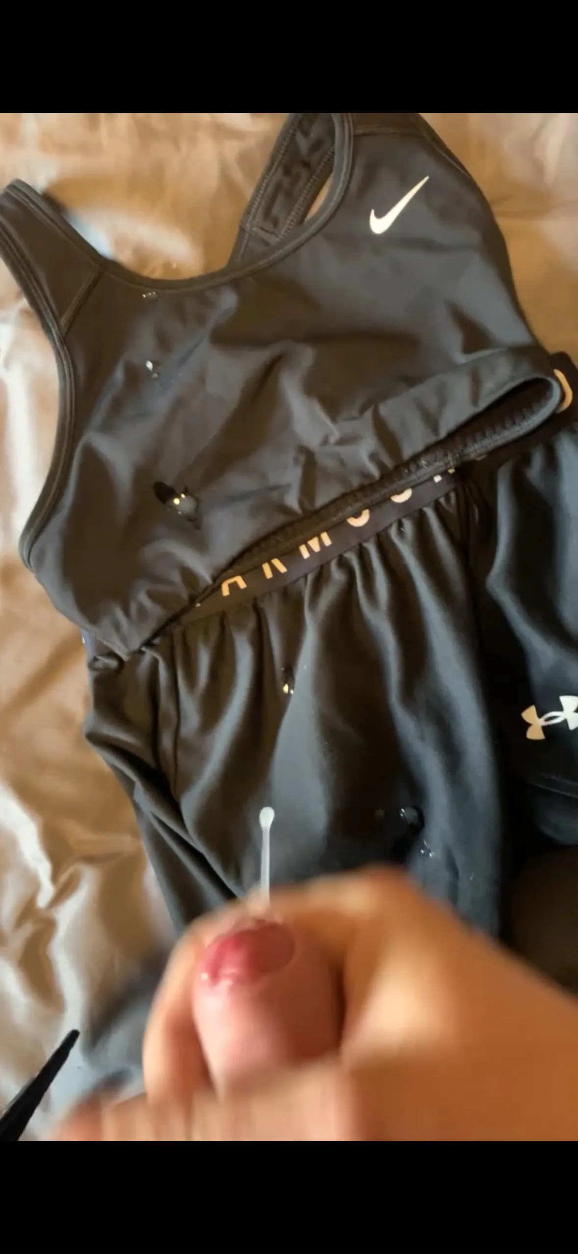 Bra and shorts having a blast