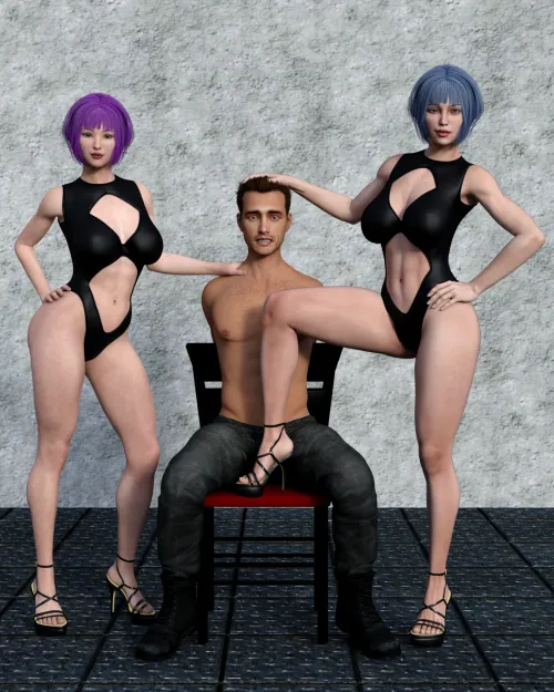 Executrixes Ayame and Sarah interrogate a Spy (SoleMann) [OC]