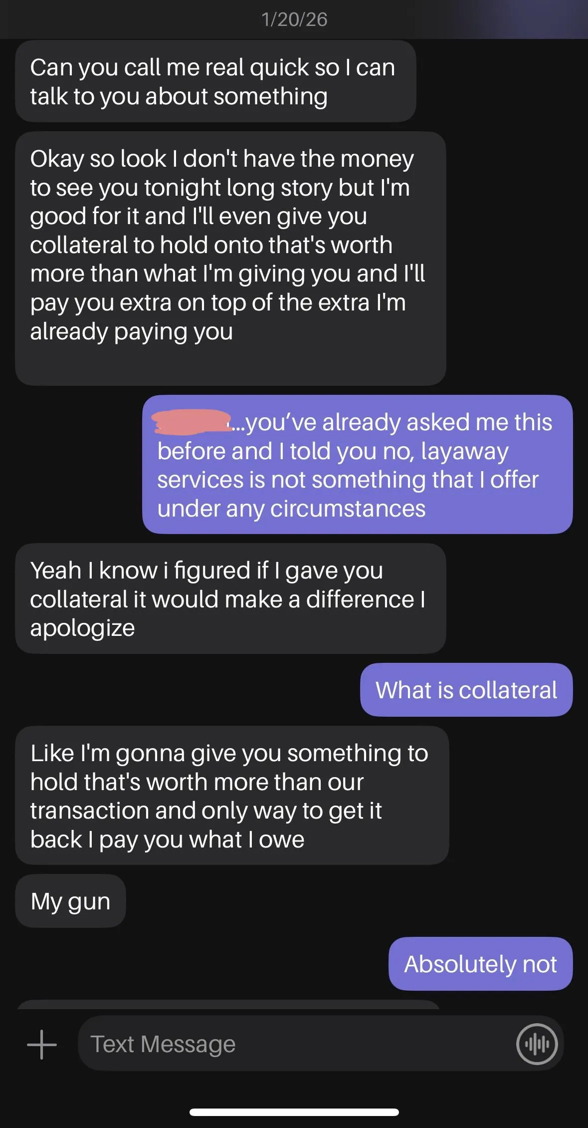 My regulars really don’t respect me lol