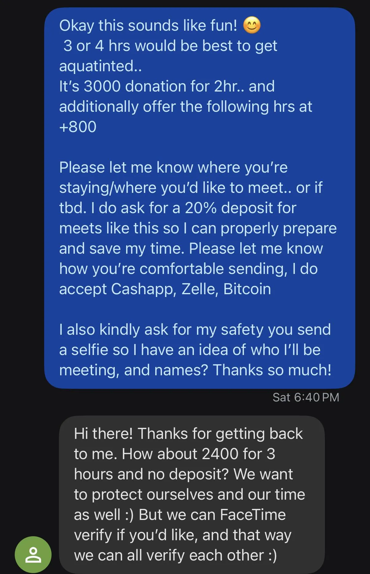 So we can all verify each other :)