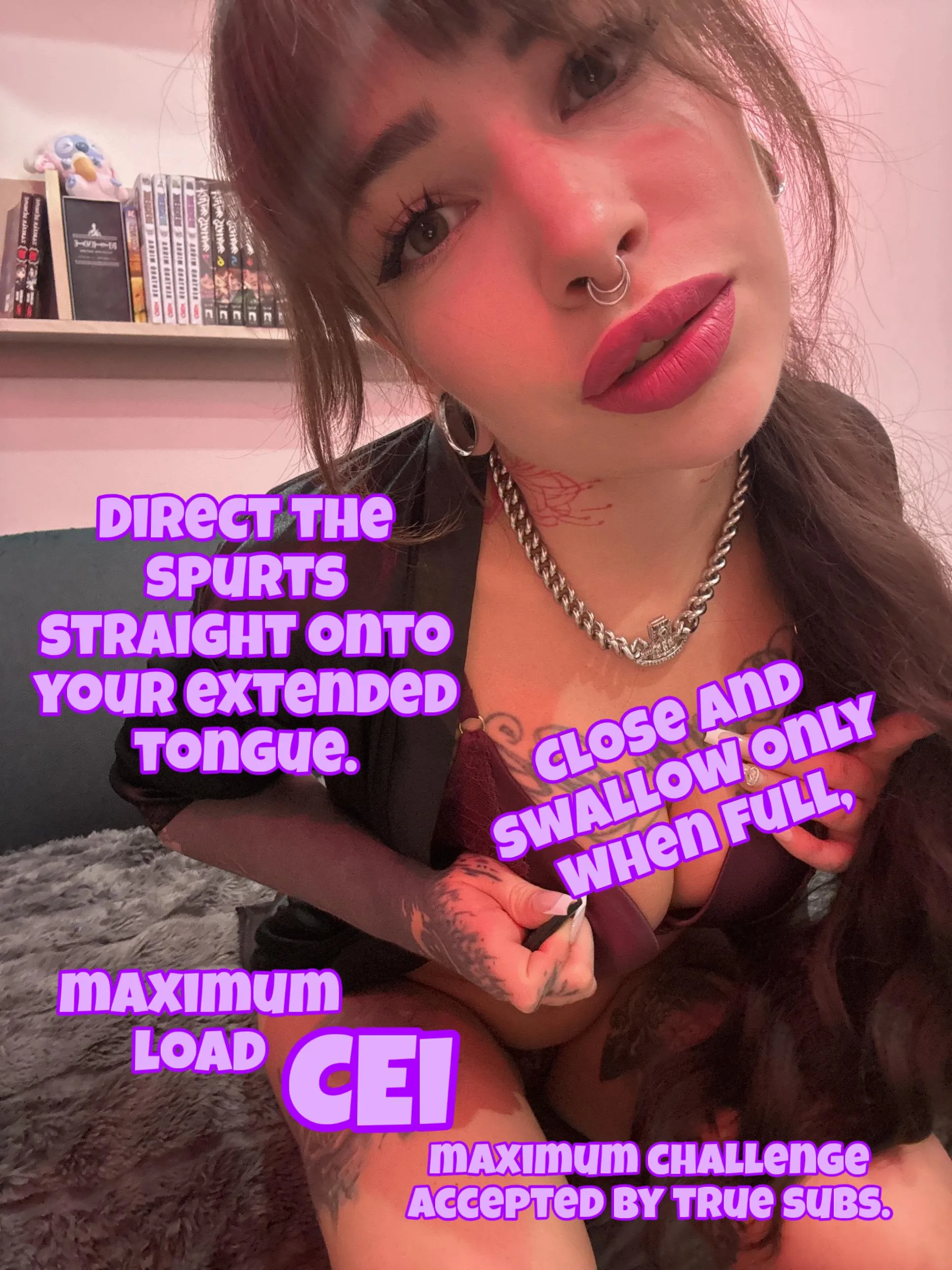 Swallow every drop like a good sub