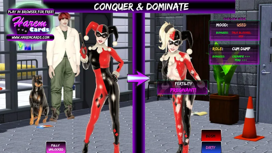 You can have all the fun you want, Harley is here to be used! [HaremCards] (Pink Palm Production)