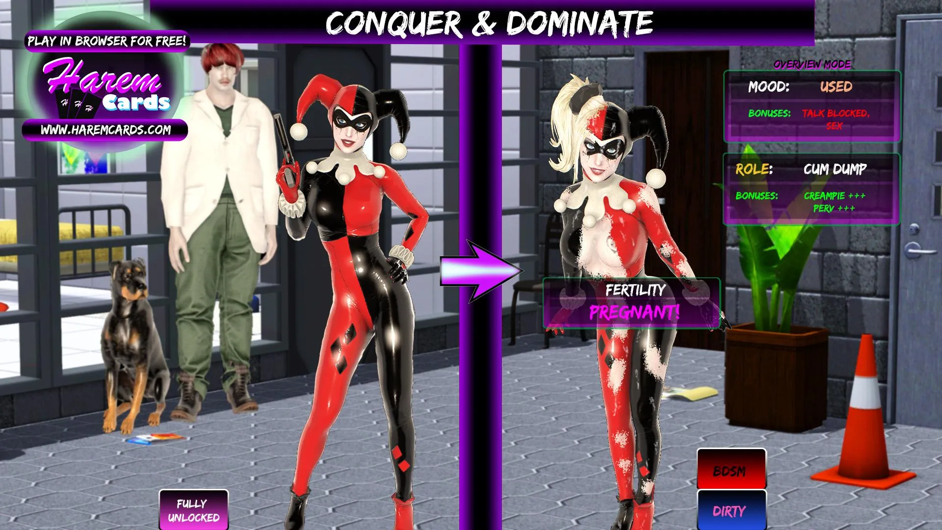 You can have all the fun you want, Harley is here to be used! [HaremCards] (Pink Palm Production)
