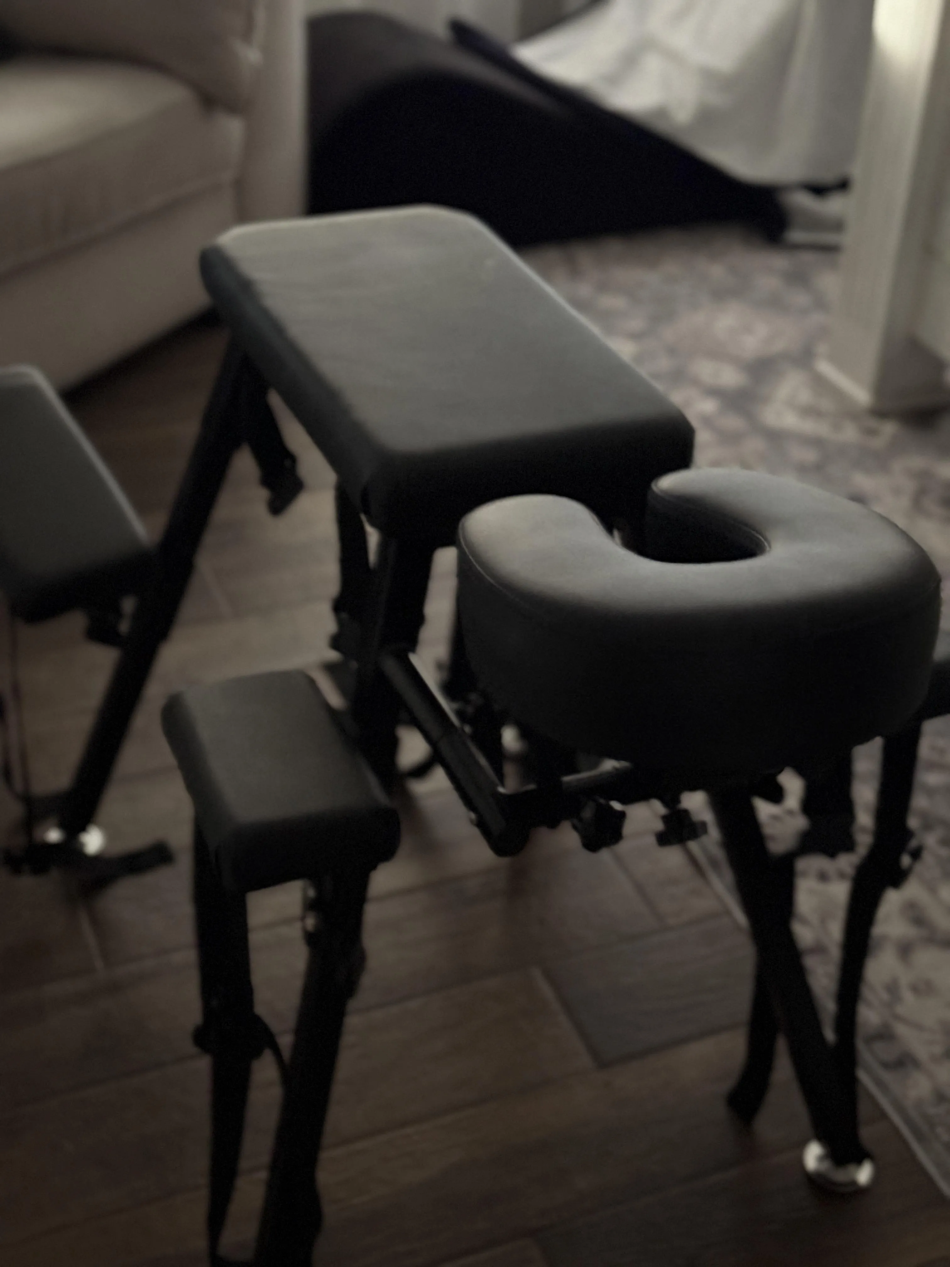 If we were to include you. Would you be strapped to the bench? Penetrating her throat. Or penetrating her pussy from behind.