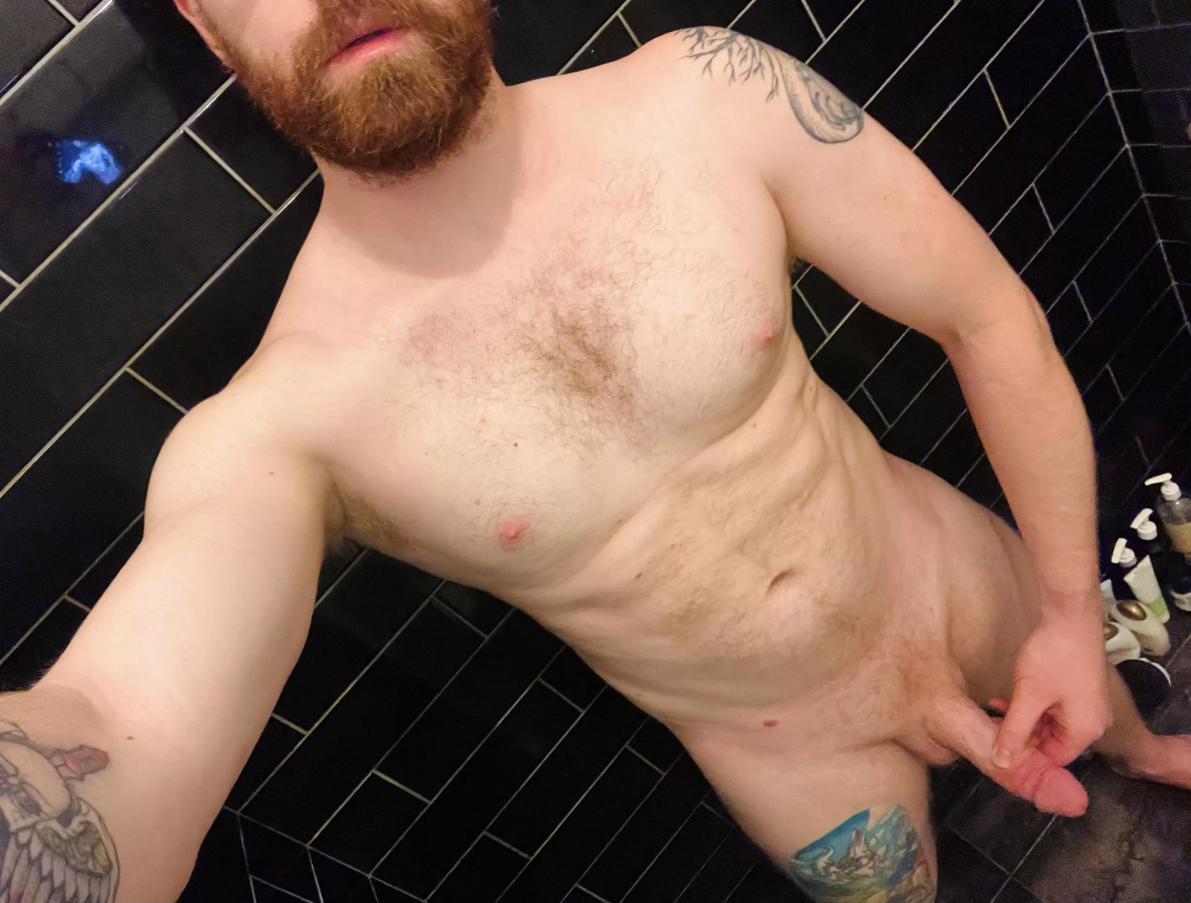 My shower has enough space for a whole range of fun activities