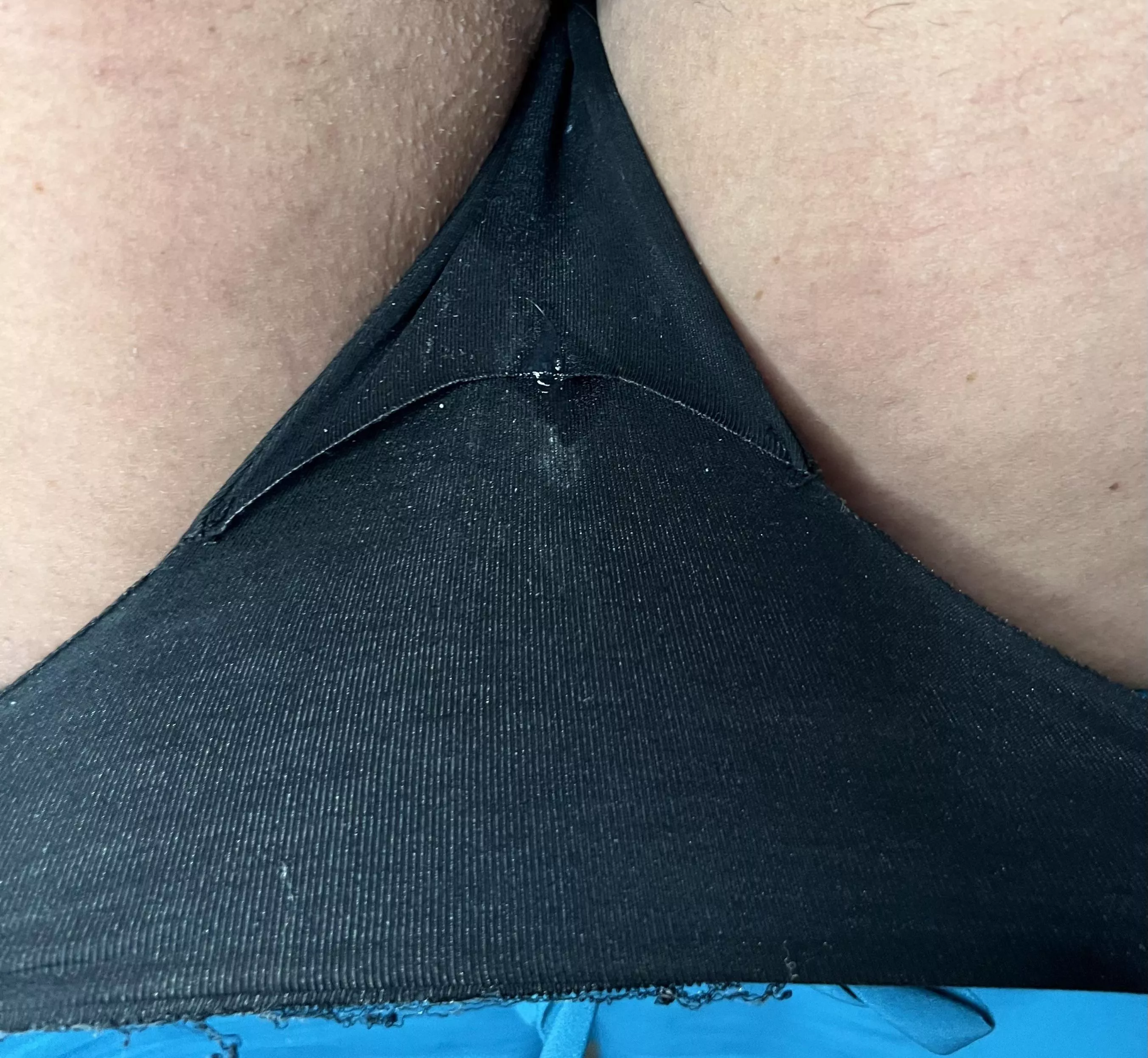 My Nurse panties after cheating and taking a cream pie at work