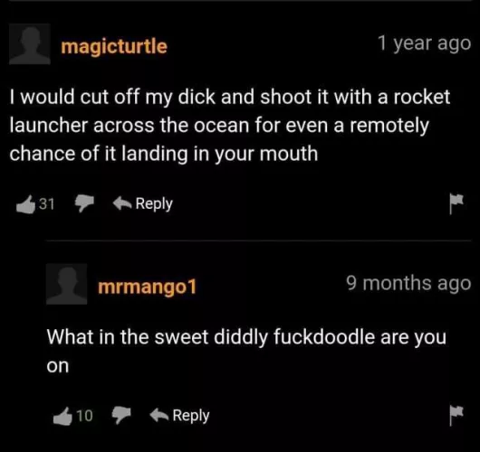 Sweet diddly fuckdoodle.