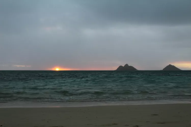 Sunrise at Lanikai Beach