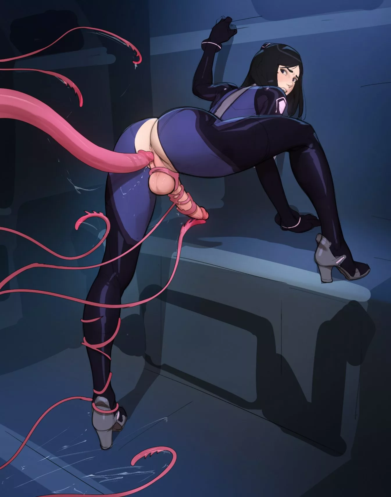 Yuna Trouble With Tentacles (Tarakanovich ) [Original]