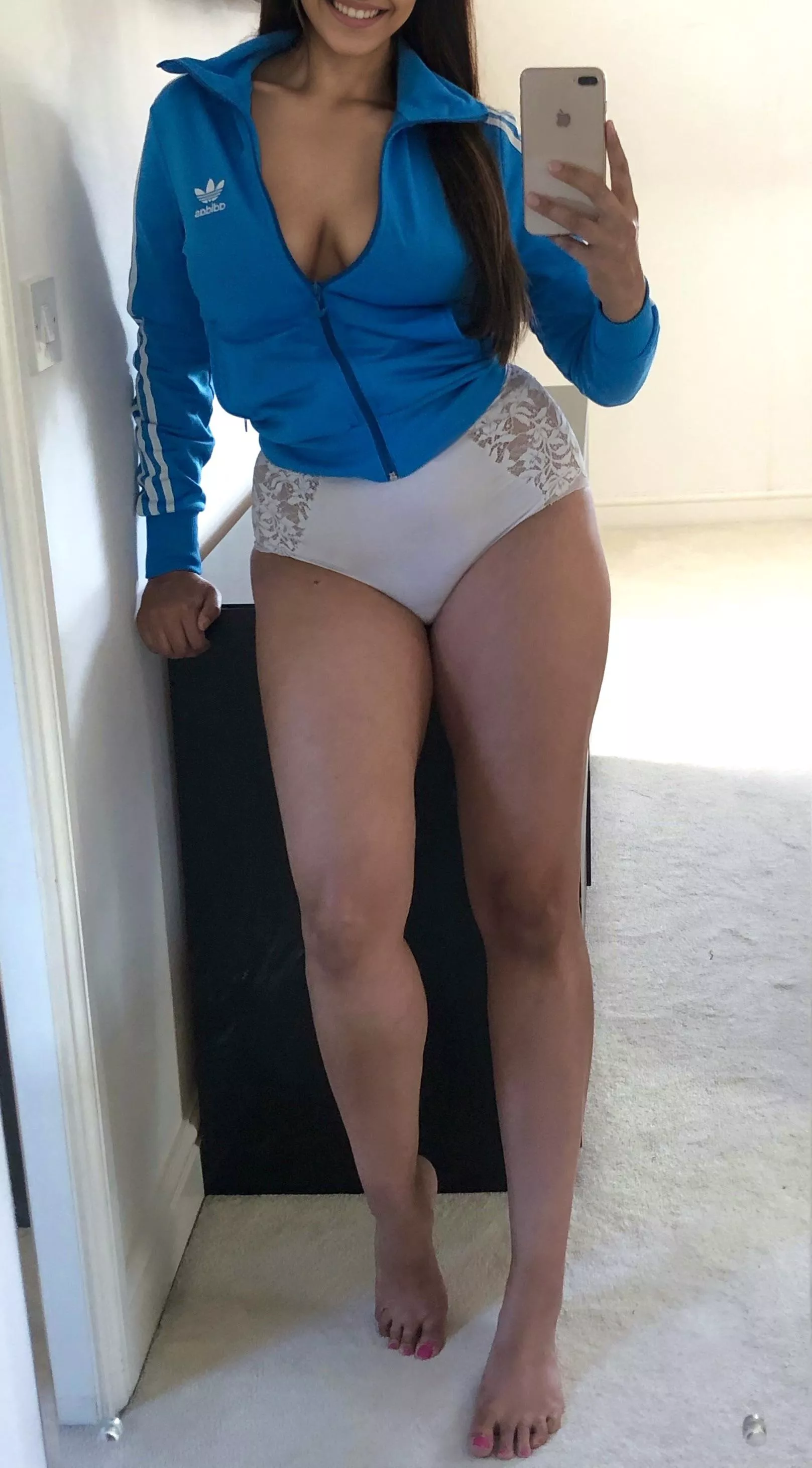 Thick thighs make the best ear muffs...😈 British Punjabi Indian