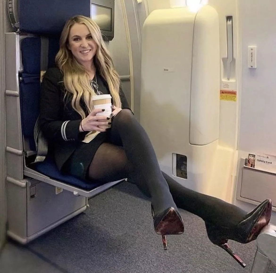 Those heels… are they even allowed?