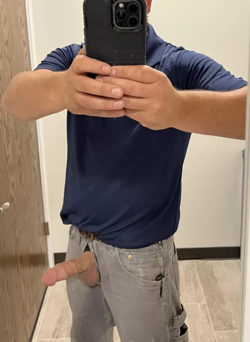 Join me for a quickie in the office bathroom?