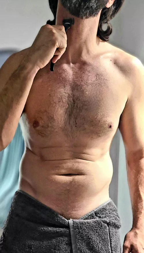 Getting ready for you...a kiss on my neck and I'm all yours