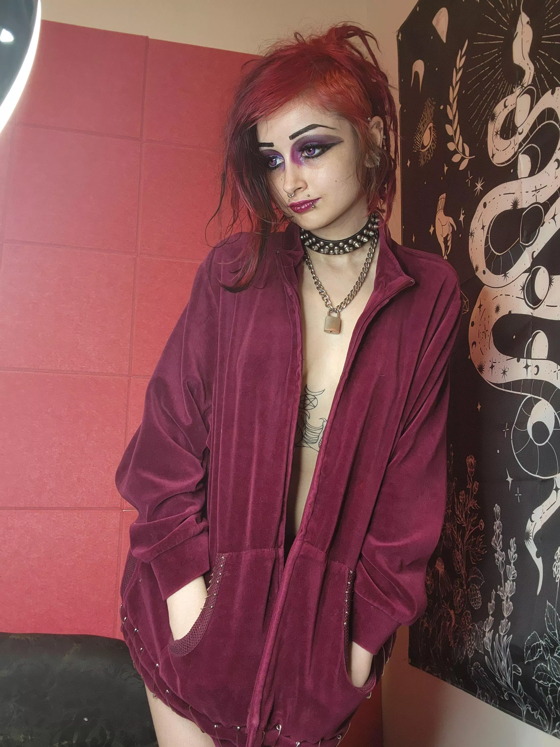 🖤my casual goth makeup❤️