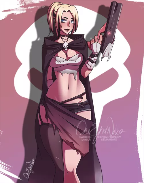 Evil Mercy in Reaper-esque clothing (OneEyedNeko) [Overwatch]