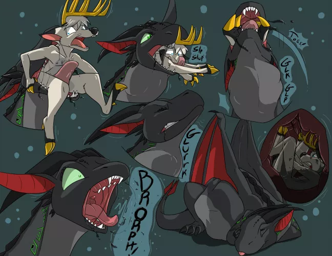 {Comic} Beginning at the End (Art by me, Derilect) (Dreccan, Soul) [Butt First] [Belch] [Unwilling Prey]