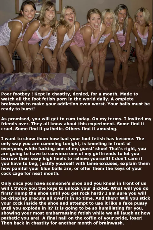 Fuck the shoe footboy!