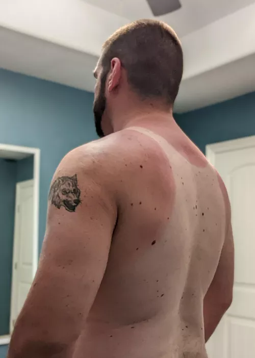 I thought I had enough sunscreen. I didn't.