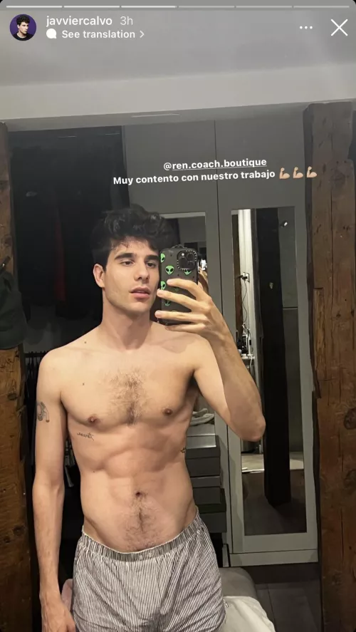 Javier Calvo on IG (Judge on DR España)