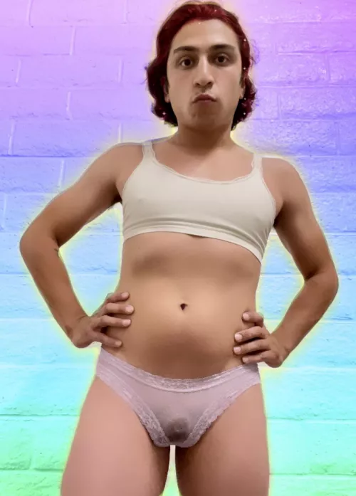 Watching sissy porn videos inspired me to be natural and actually feel horny towards myself๐๐