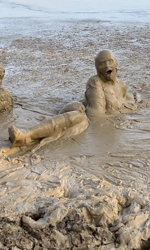My new mud location is just divine! To be fully submerged and every single inch of my naked body completely covered in thick, silky, smooth mud… an indescribable feeling of ecstasy and orgasm!! Xx